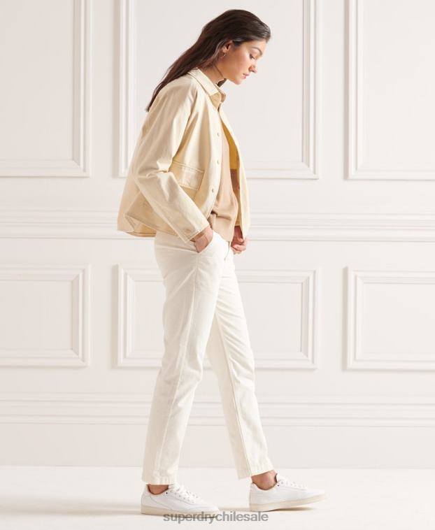 mujer Superdry beige suéter con cuello vuelto y hombros caídos de merino 2R68Z6652