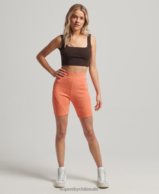 mujer Superdry marrón parte superior del sujetador de tecnología 2R68Z2997