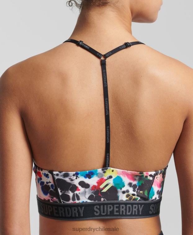 mujer Superdry multi Sujetador elástico Train de impacto medio 2R68Z4197