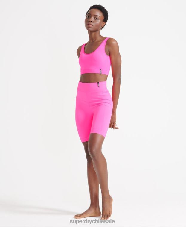 mujer Superdry rosa sujetador flexible sin costuras 2R68Z6356