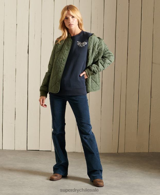 mujer Superdry Armada orgullo en la sudadera de la tripulación artesanal 2R68Z5946