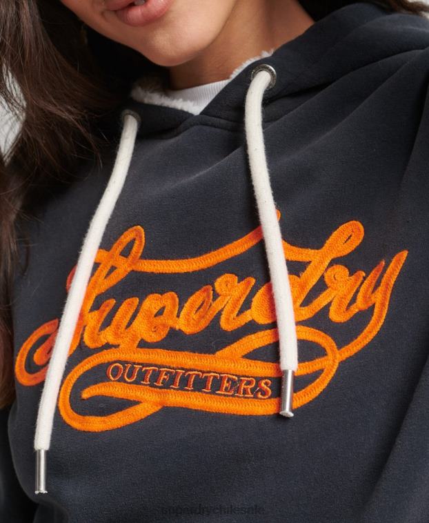mujer Superdry Armada orgullo y artesanía sudadera con capucha 2R68Z3378