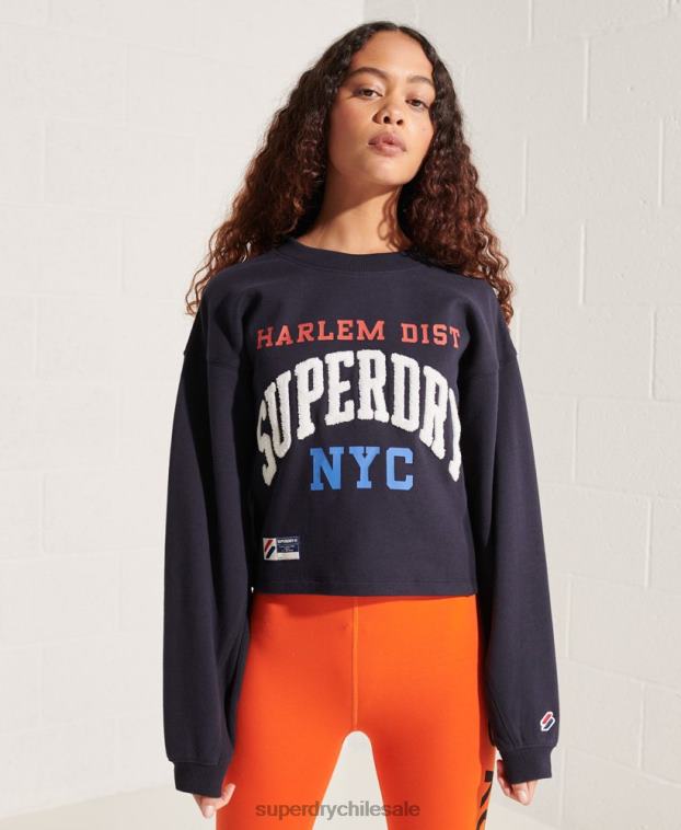 mujer Superdry Armada sudadera Varsity Arch Batwing 2R68Z5873