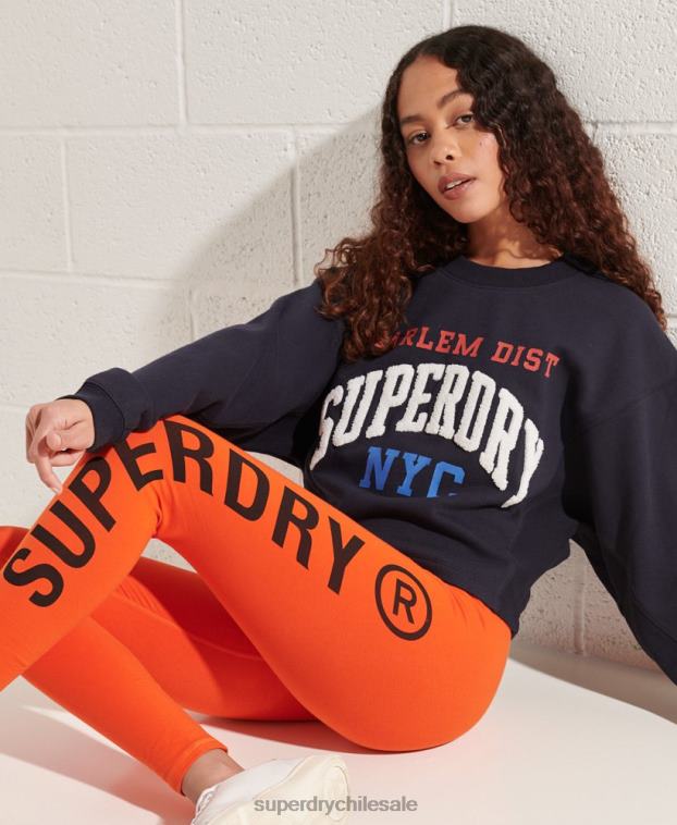 mujer Superdry Armada sudadera Varsity Arch Batwing 2R68Z5873