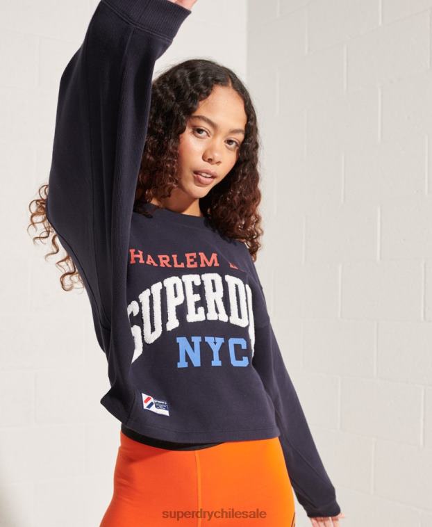 mujer Superdry Armada sudadera Varsity Arch Batwing 2R68Z5873