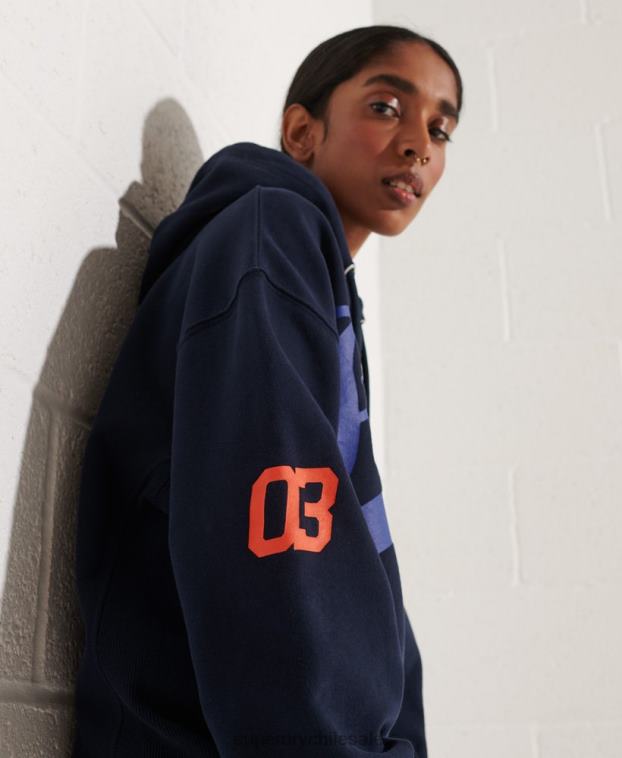 mujer Superdry Armada sudadera con capucha oversize 2R68Z5964