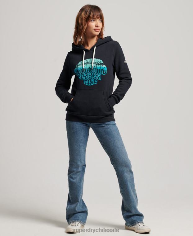 mujer Superdry Armada sudadera con capucha y detalles 2R68Z2160