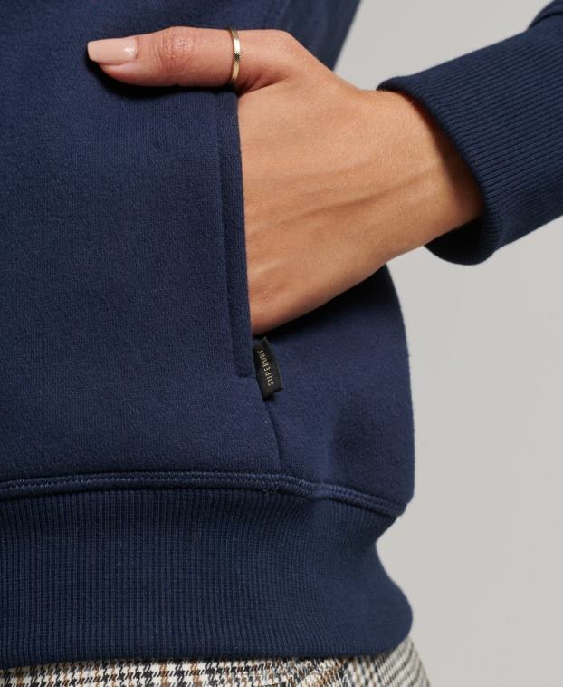 mujer Superdry Armada sudadera con capucha y logo bordado 2R68Z6024