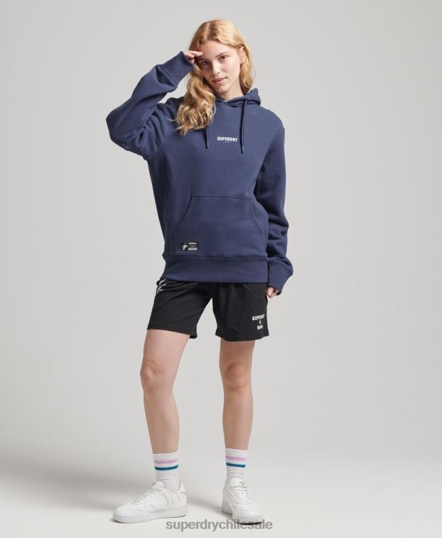 mujer Superdry Armada sudadera con capucha y micro logo 2R68Z5885