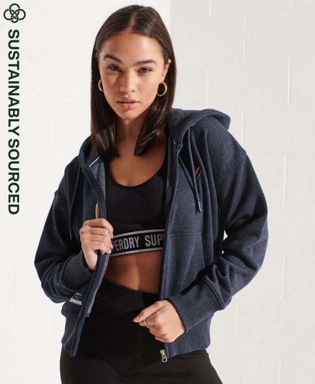 mujer Superdry Armada sudadera con cremallera code essential 2R68Z5848