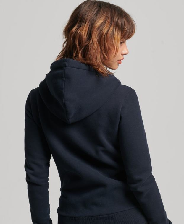 mujer Superdry Armada sudadera con cremallera vintage cooper nostálgico 2R68Z5936