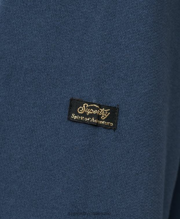 mujer Superdry Armada sudadera con cremallera y logo vintage japonés 2R68Z3393