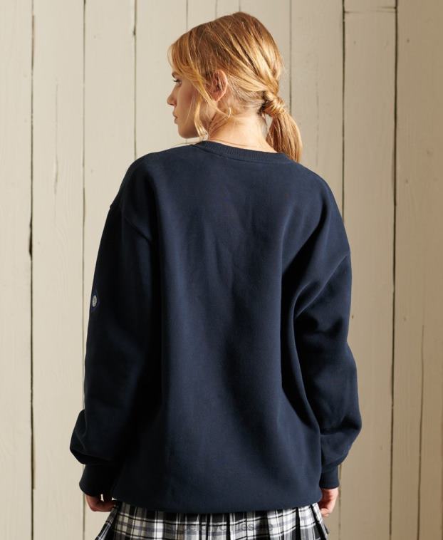mujer Superdry Armada sudadera con cuello redondo 2R68Z5998