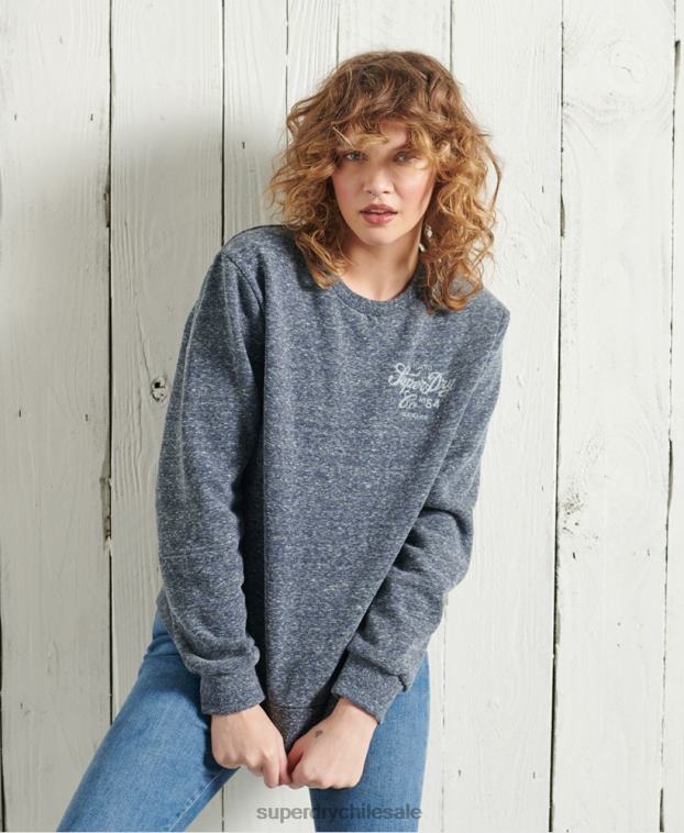 mujer Superdry Armada sudadera con cuello redondo confeccionada con ropa de trabajo 2R68Z6122