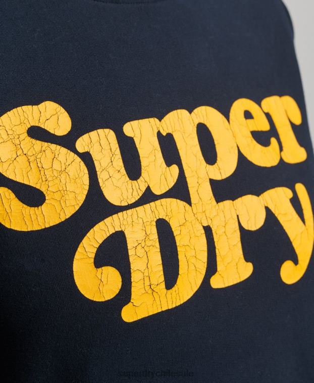 mujer Superdry Armada sudadera cooper clásica con logo de los años 70 2R68Z5854