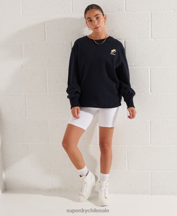 mujer Superdry Armada sudadera holgada con cuello redondo Code Essential 2R68Z6078
