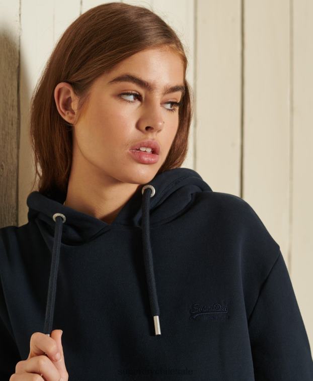 mujer Superdry Armada sudadera holgada con logo vintage bordado 2R68Z6060