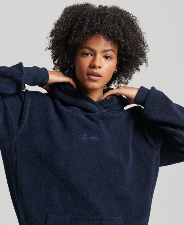 mujer Superdry Armada sudadera oversize de polar con gráfico 2R68Z5920