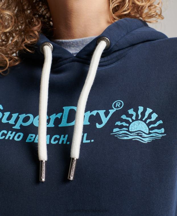 mujer Superdry Armada sudadera vintage con capucha 2R68Z2301