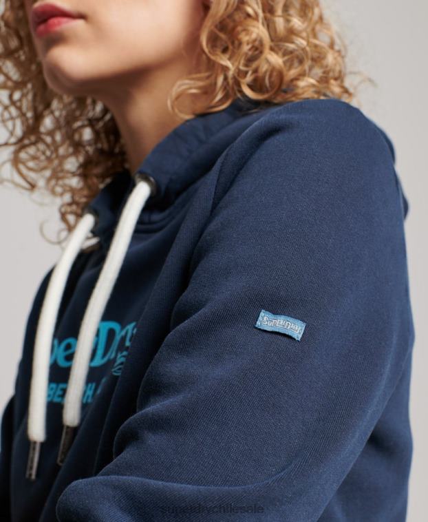 mujer Superdry Armada sudadera vintage con capucha 2R68Z2301