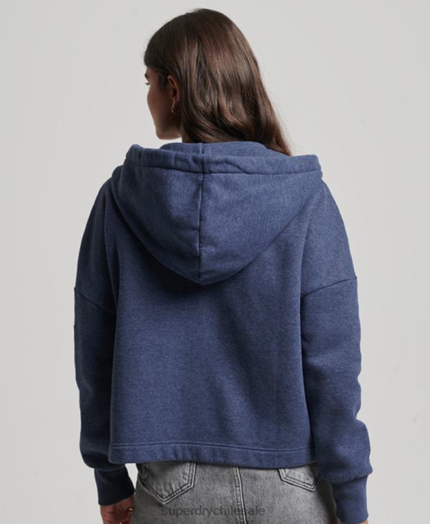 mujer Superdry Armada sudadera vintage con capucha y cremallera 2R68Z5869