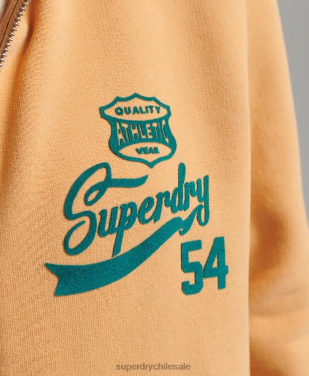 mujer Superdry amarillo sudadera con capucha y cremallera 2R68Z3498