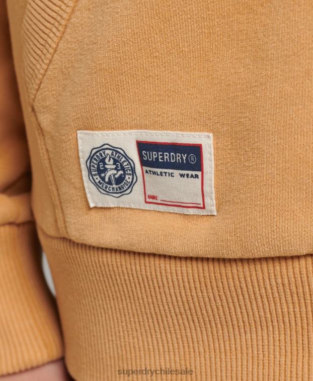mujer Superdry amarillo sudadera con capucha y cremallera 2R68Z3498