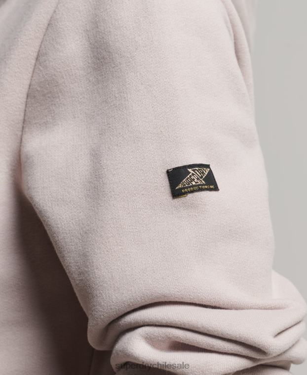 mujer Superdry beige sudadera con capucha y detalles 2R68Z3424