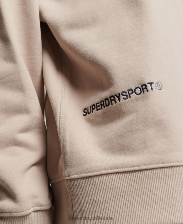 mujer Superdry beige sudadera con cuello redondo 2R68Z3309