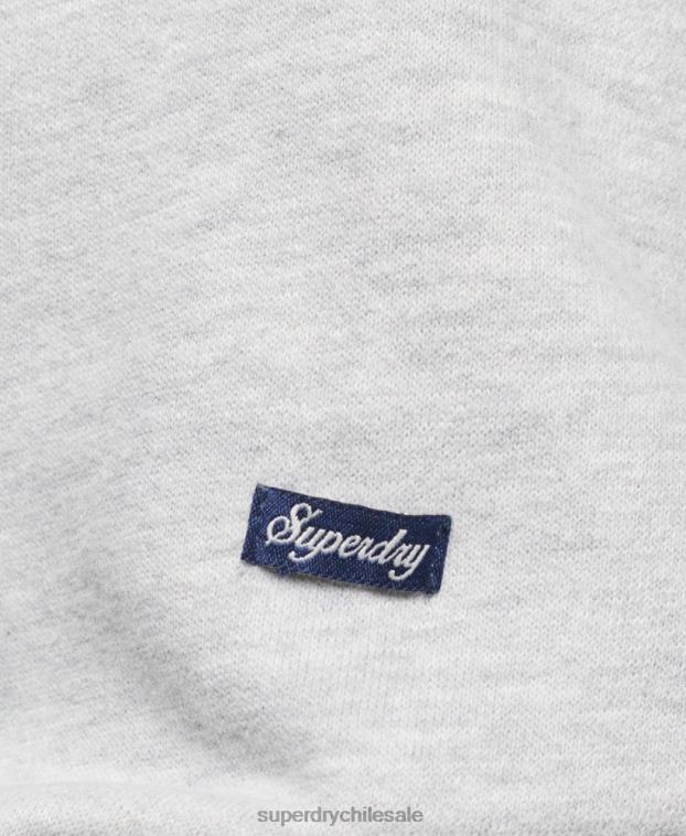 mujer Superdry gris claro sudadera con capucha de viaje 2R68Z3291