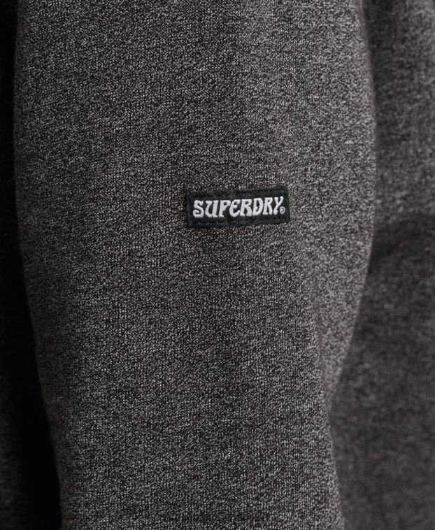 mujer Superdry gris oscuro sudadera con capucha de interés del lugar 2R68Z3295