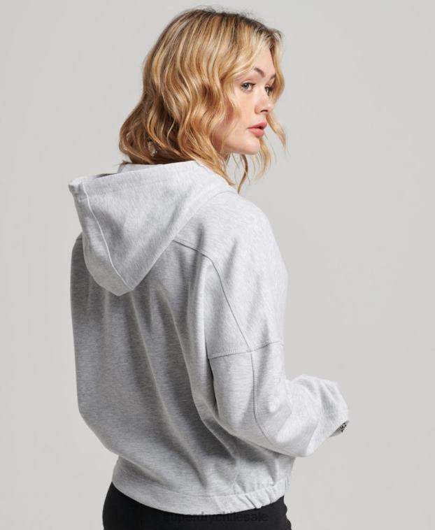 mujer Superdry gris sudadera con cremallera code tech 2R68Z5847