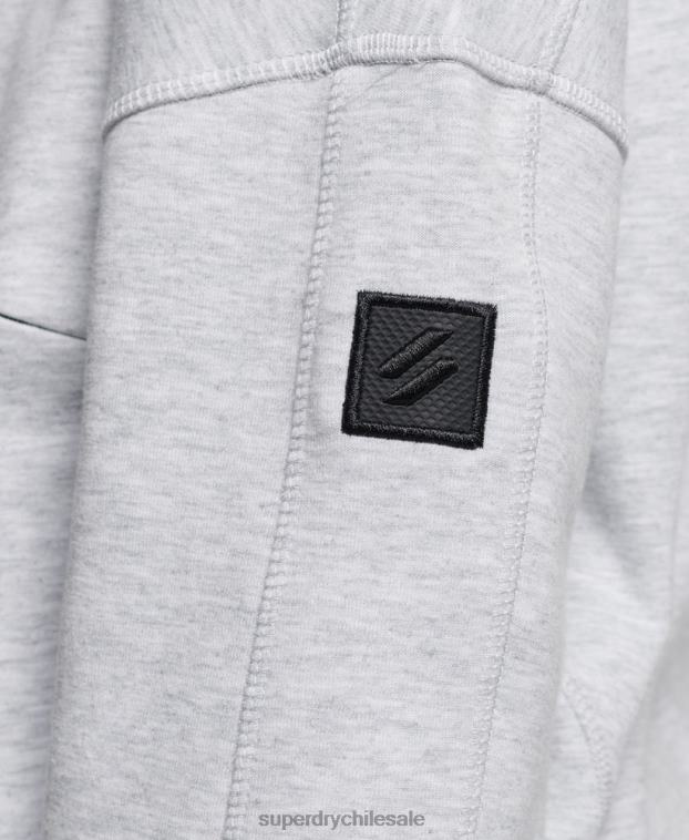 mujer Superdry gris sudadera con cremallera code tech 2R68Z5847