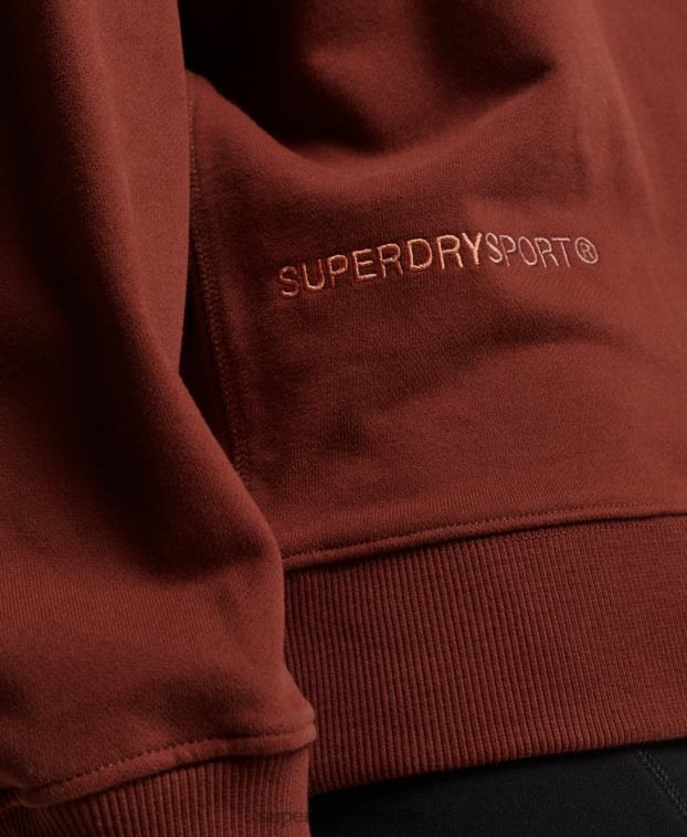 mujer Superdry marrón sudadera con cuello redondo 2R68Z3328