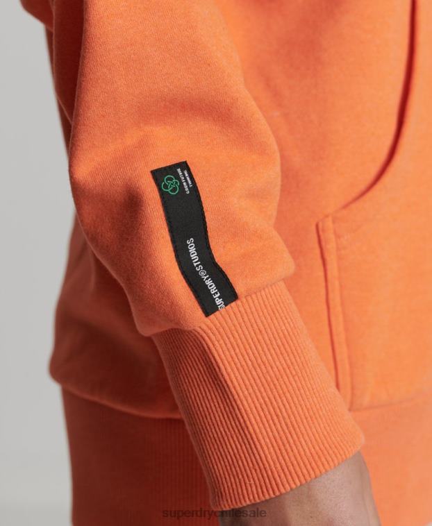 mujer Superdry naranja sudadera con capucha de ciudad reciclada 2R68Z5905