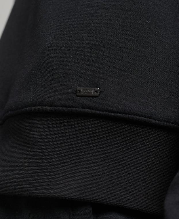 mujer Superdry negro sudadera con capucha suave modal 2R68Z5823