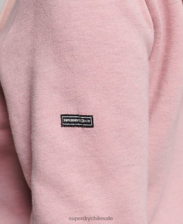 mujer Superdry rosa sudadera con capucha y motivo floral 2R68Z3426