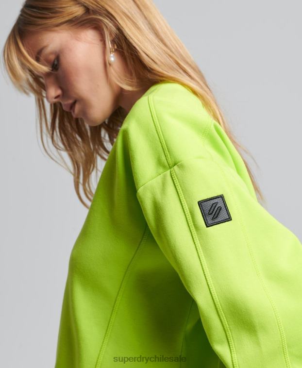 mujer Superdry verde sudadera con capucha Code Tech 2R68Z5797