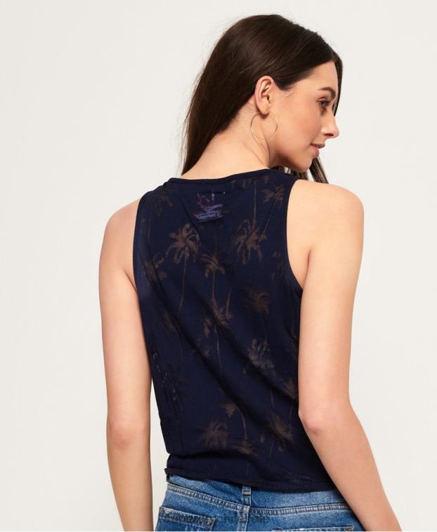 mujer Superdry Armada camiseta sin mangas de playa de surf 2R68Z6784