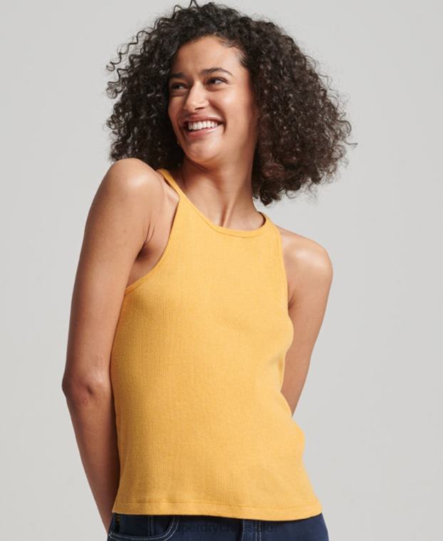 mujer Superdry amarillo chaleco de corredor 2R68Z2945