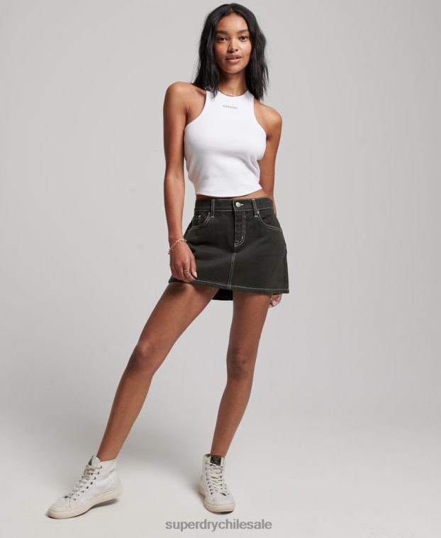 mujer Superdry blanco chaleco code tech racer 2R68Z2965