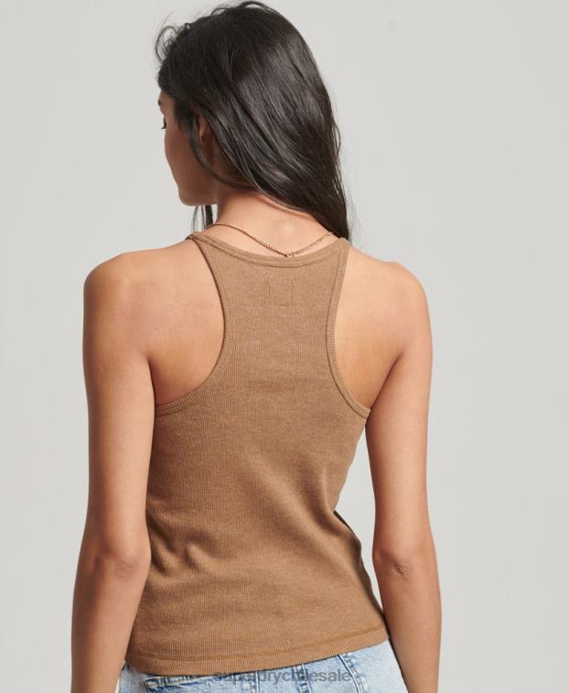 mujer Superdry broncearse chaleco de corredor 2R68Z2911