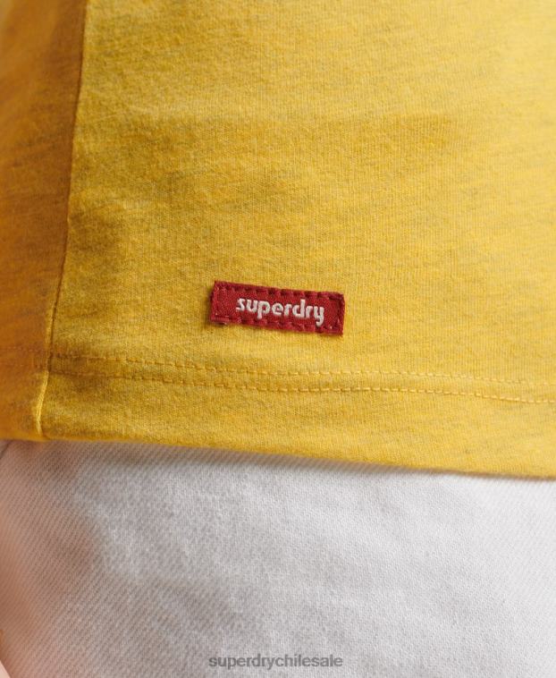 mujer Superdry naranja chaleco de recuerdo de ciudad vintage 2R68Z2199