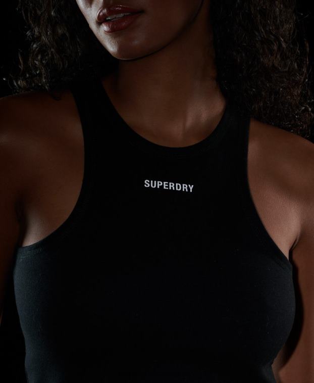 mujer Superdry negro chaleco code tech racer 2R68Z2990