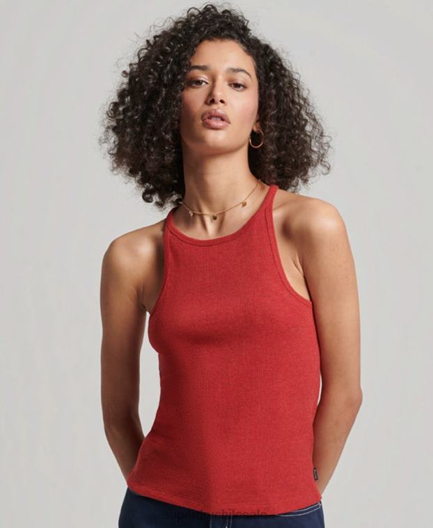 mujer Superdry rojo chaleco de corredor 2R68Z2924