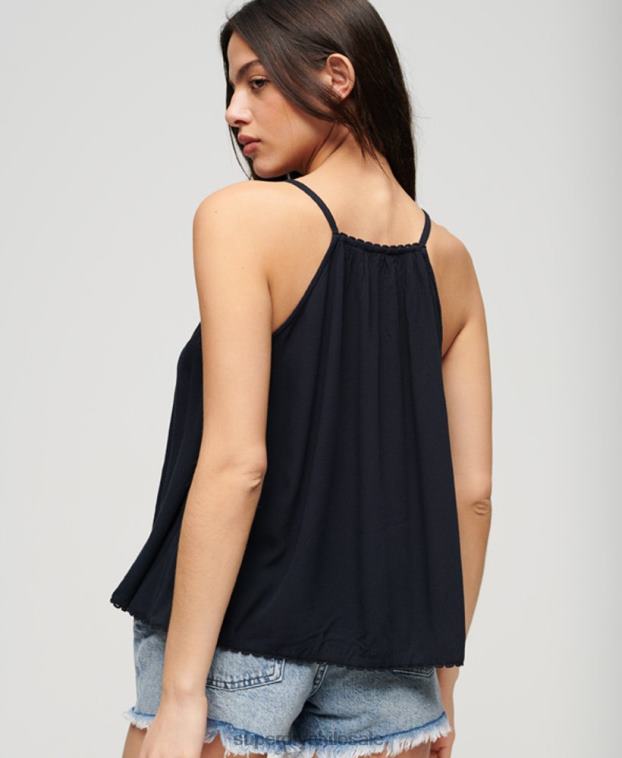 mujer Superdry Armada camiseta halter de playa 2R68Z2033