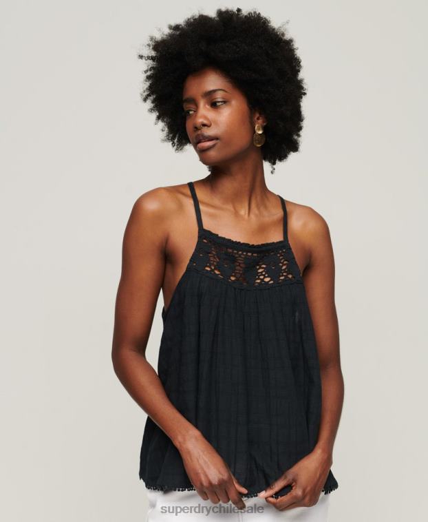 mujer Superdry Armada camiseta halter vintage 2R68Z2893