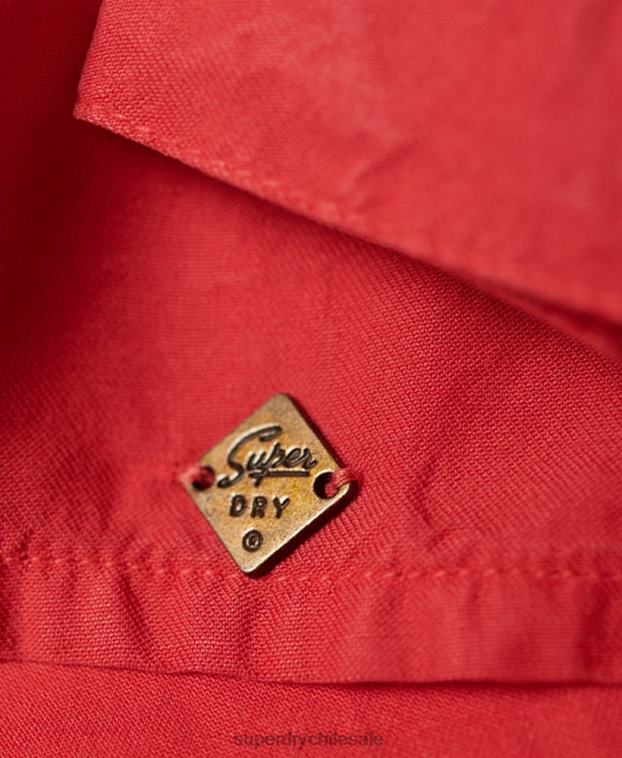 mujer Superdry rojo elena parte superior 2R68Z3075
