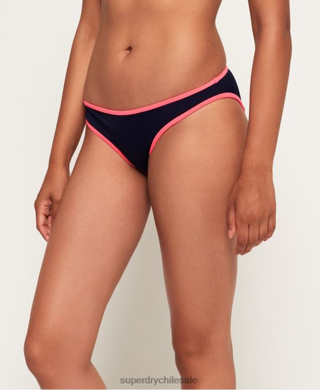 mujer Superdry Armada Braguitas de bikini halter de verano de los 90 2R68Z3263