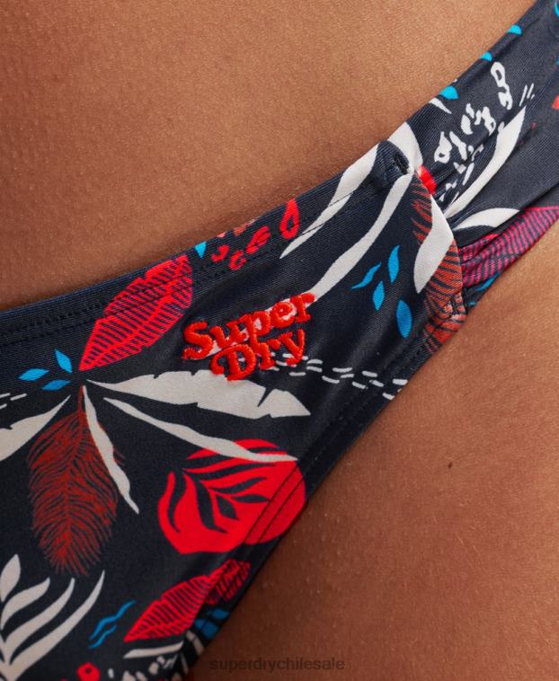 mujer Superdry Armada braguitas de bikini recicladas fruncidas 2R68Z3183